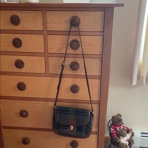 Patricia Nash Green and Brown Crossbody Bag